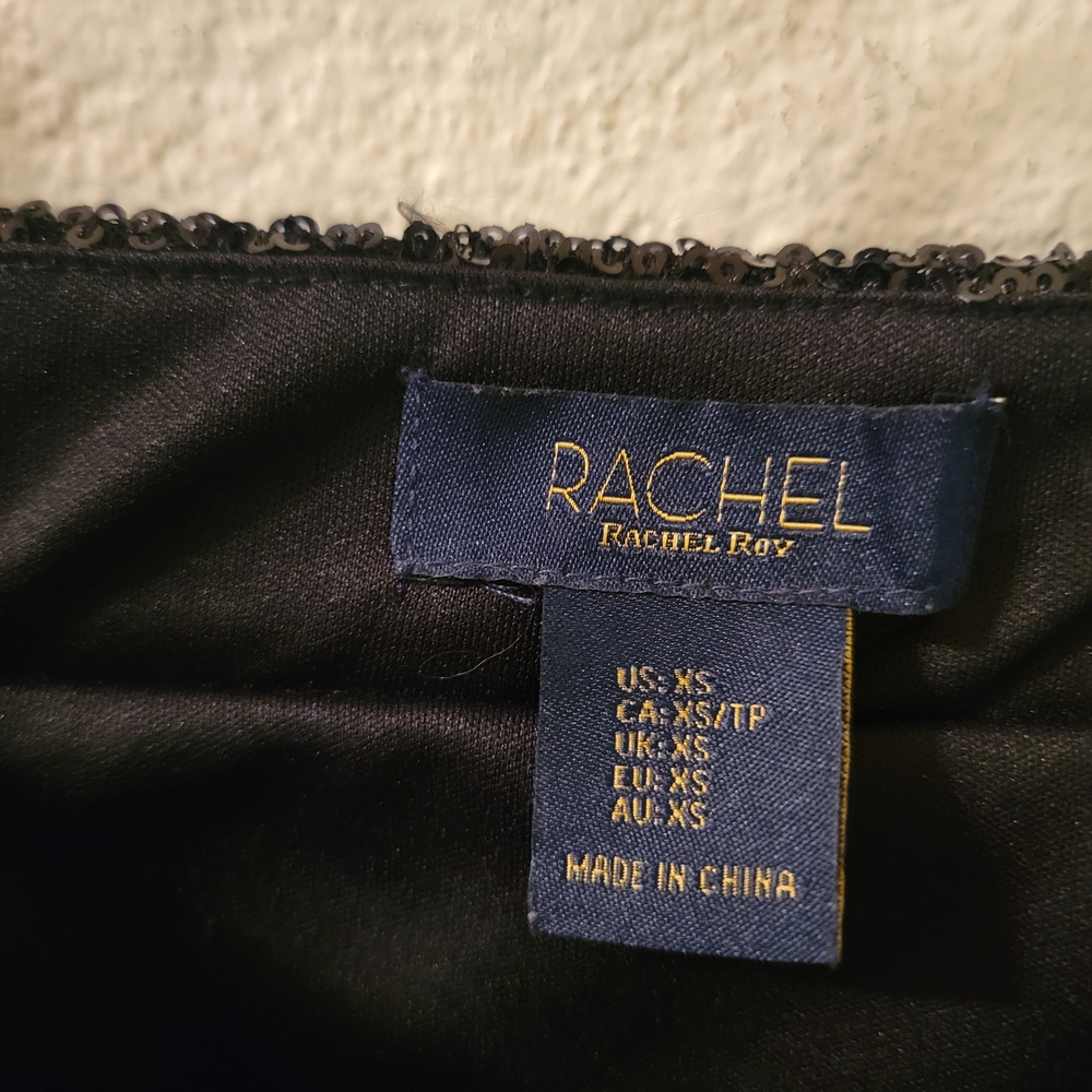 RACHEL Rachel Roy Sparkling Black Maxi Skirt - Picture 5 of 6